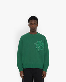 V-LOGO KNITWEAR GREEN