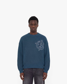 V-LOGO KNITWEAR MIDNIGHT BLUE