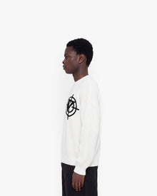 V-LOGO KNITWEAR WHITE