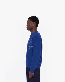 V-LOGO KNITWEAR ROYAL BLUE