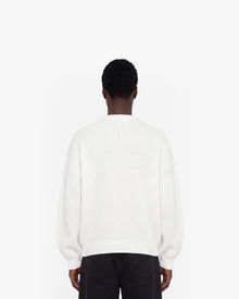V-LOGO KNITWEAR WHITE