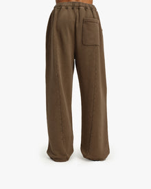 ACID WASHED JOGGER BROWN