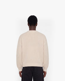 V-LOGO KNITWEAR BEIGE
