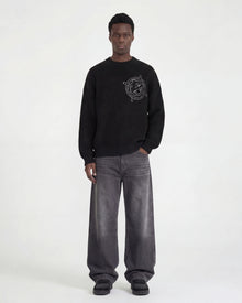 V-LOGO KNITWEAR BLACK