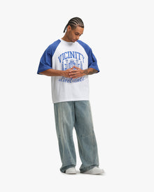 INSTITUTE TEE WHITE/BLUE