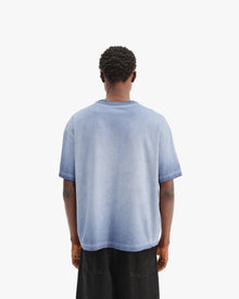 INITIALS TEE BLUE
