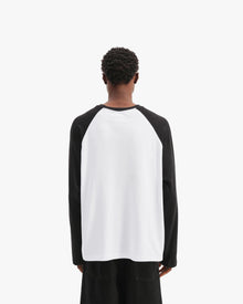 BLONDE AMBITIONS LONGSLEEVE WHITE/BLACK