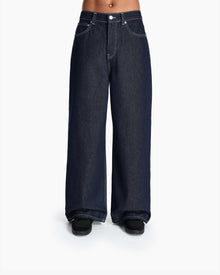 VOLUME DENIM RAW BLUE