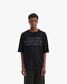 GOTH DEPT TEE VINTAGE BLACK