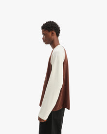 HALL OF FAME LONGSLEEVE BROWN/CREAM