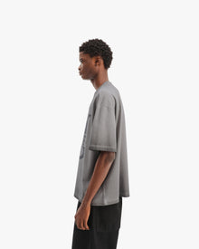 INITIALS TEE DARK GREY