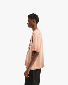 INITIALS TEE BROWN