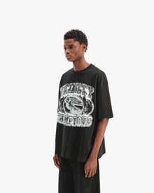 CHAMP EMBLEM TEE WHITE/BLACK