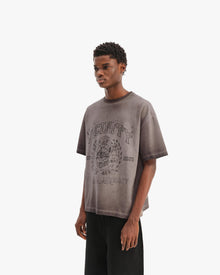 EMBLEM TEE BROWN