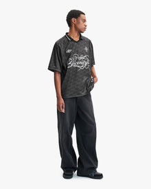 CHECKERED BW JERSEY BLACK