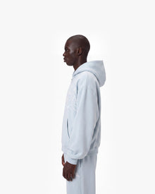 GRAFFITI ZIP-HOODIE SKY BLUE