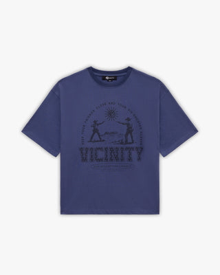 SIX SHOOTER DUEL TEE NAVY