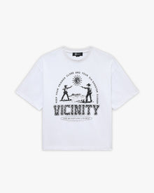 SIX SHOOTER DUEL TEE WHITE