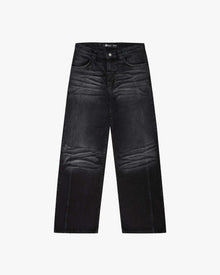 SCRIPT DENIM WASHED BLACK