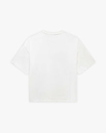 DRAWN SCRIPT TEE WHITE