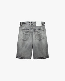 IVORY DENIM JORTS