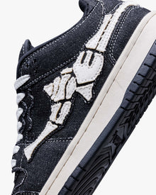 AKIMBO LOWS "SELVEDGE DENIM BLACK"