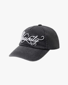 ORNAMENT DENIM CAP BLACK
