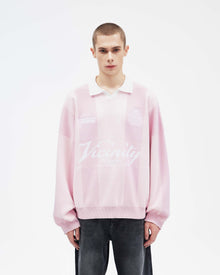 SPORTS TEAM JERSEY KNIT PINK