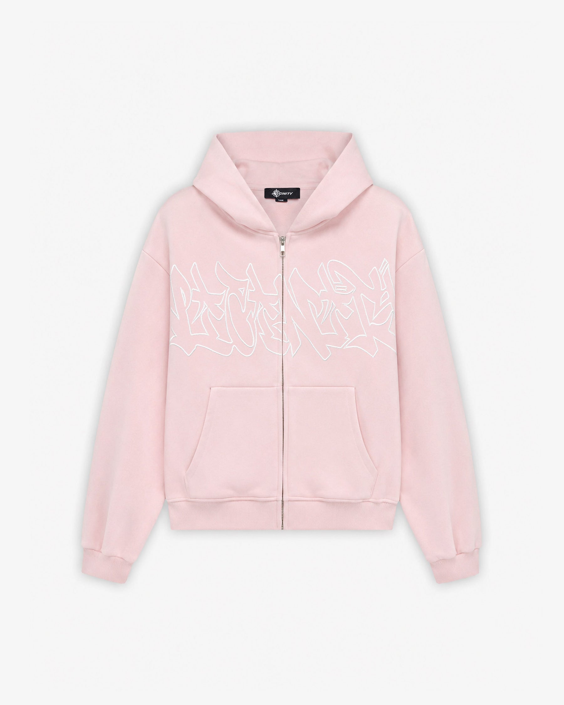 GRAFFITI ZIP-HOODIE PINK