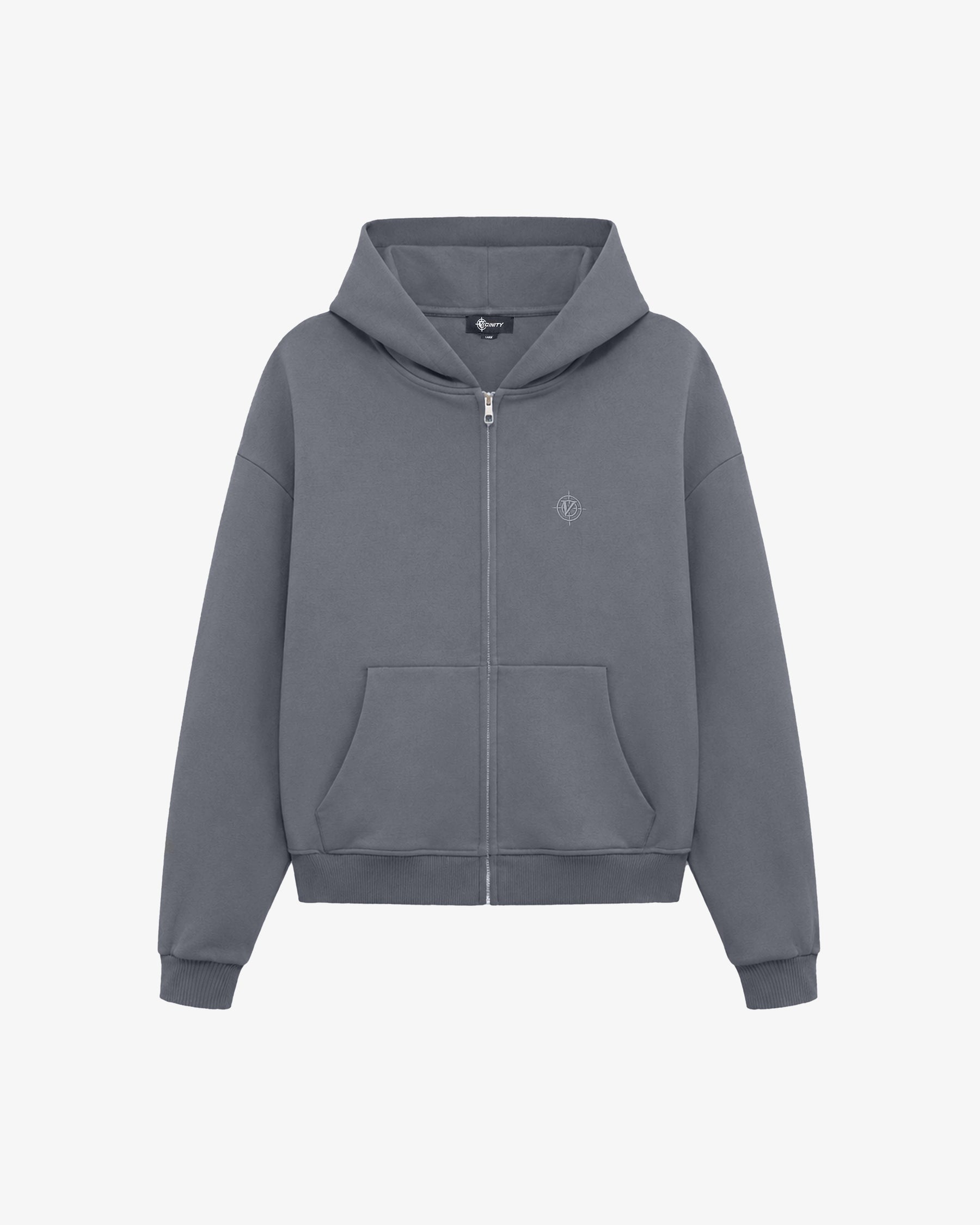 SOFTS ZIP-HOODIE DARK GREY