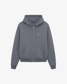 SOFTS ZIP-HOODIE DARK GREY