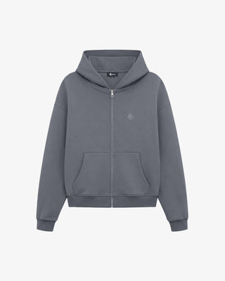 SOFTS ZIP-HOODIE DARK GREY