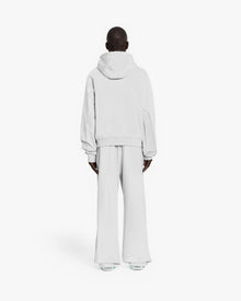 INSIDE OUT ZIP HOODIE LIGHT GREY