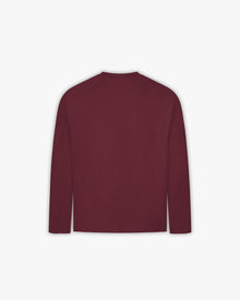 LONGSLEEVE WINE RED