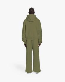 INSIDE OUT ZIP HOODIE KHAKI