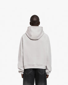 CONSTRUCTION LOGO HOODIE GREY