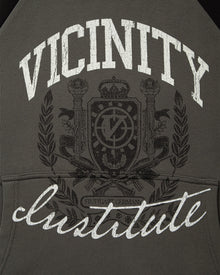 INSTITUTE HOODIE GREY/BLACK