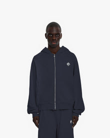 INSIDE OUT ZIP HOODIE NAVY (OLD SIZING)