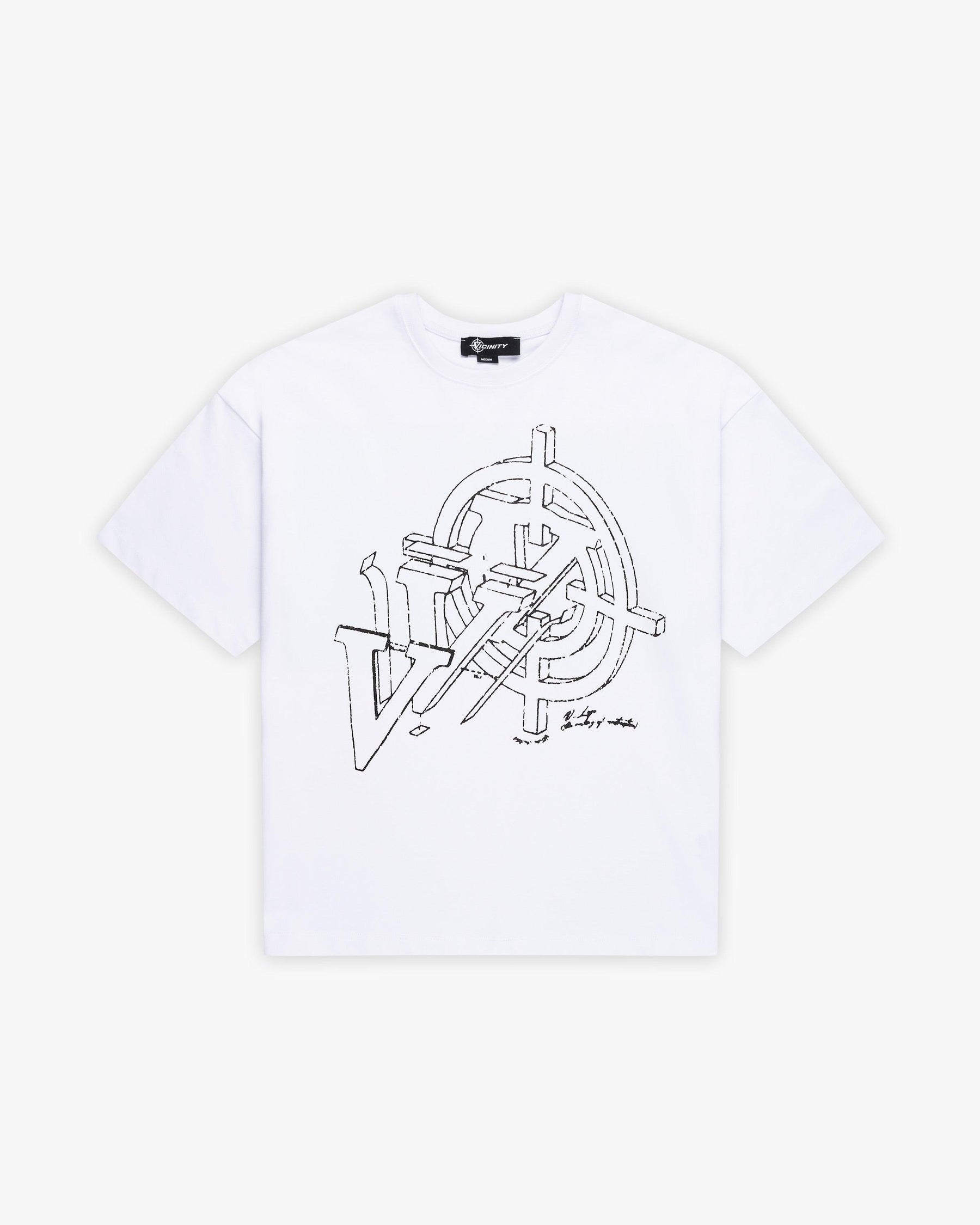 CONSTRUCTION LOGO TEE WHITE