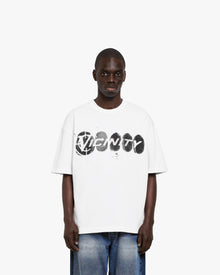 FINGERPRINT TEE WHITE