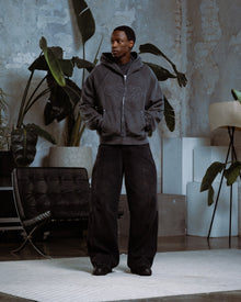 SIGNATURE ZIP HOODIE VINTAGE BLACK