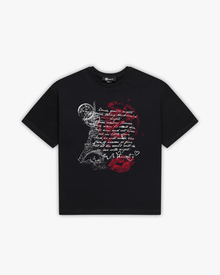 LOVE LETTER TEE BLACK