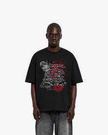 LOVE LETTER TEE BLACK