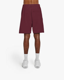 INSIDE OUT SHORTS WINE RED