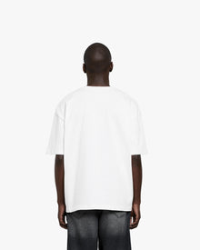 RISE ABOVE THE PEAKS TEE WHITE