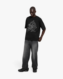 CONSTRUCTION LOGO TEE BLACK