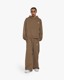 INSIDE OUT HOODIE CHOCOLATE BROWN