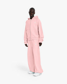 INSIDE OUT ZIP HOODIE PINK