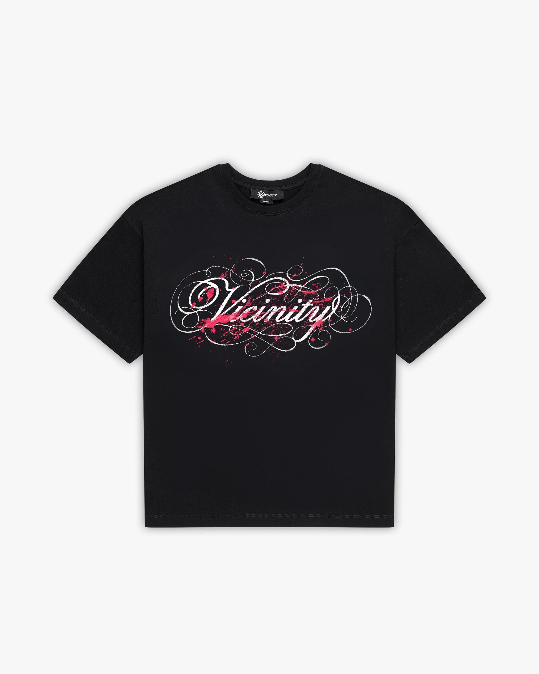 SPLATTER TEE BLACK