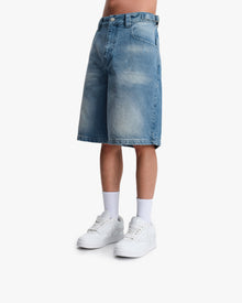 VINTAGE BLUE DENIM JORTS